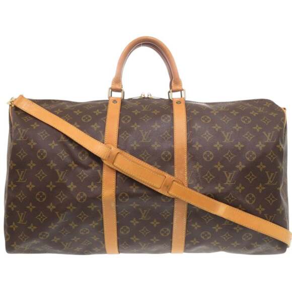 LOUIS VUITTON Handbags - Louis Vuitton Keepall Bandouliere 55 Monogram Boston Bag M41414 LV 0681LOUIS ...